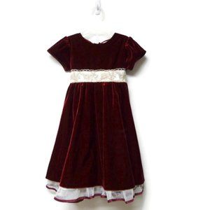 Rare Editions burgundy dress made in Philippines
